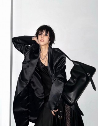 발렌시아가 벨 에어 숄더백 라지