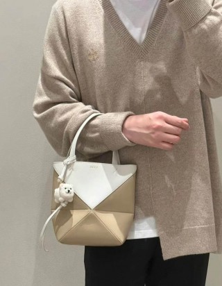 로에베 퍼즐 폴드 토트 백 미니