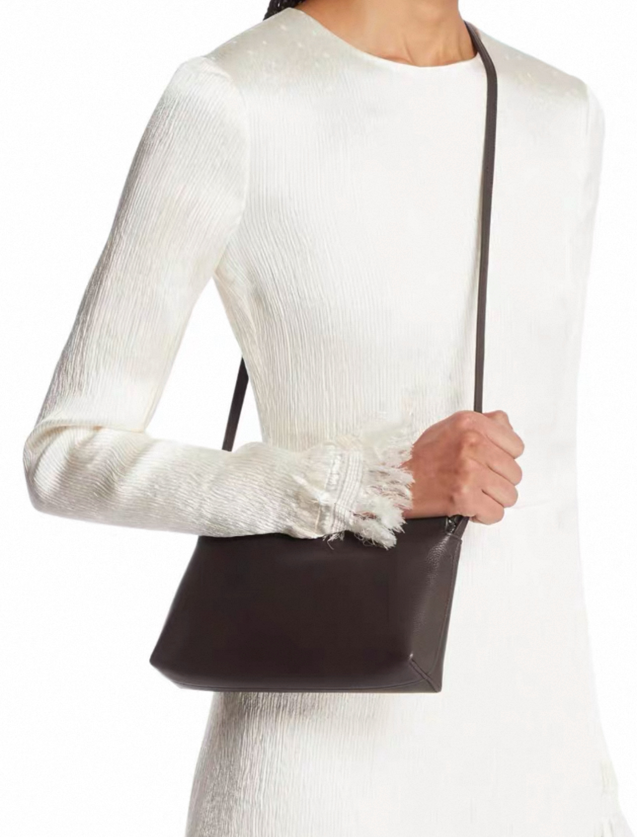 더로우 르네 가죽 크로스바디 백