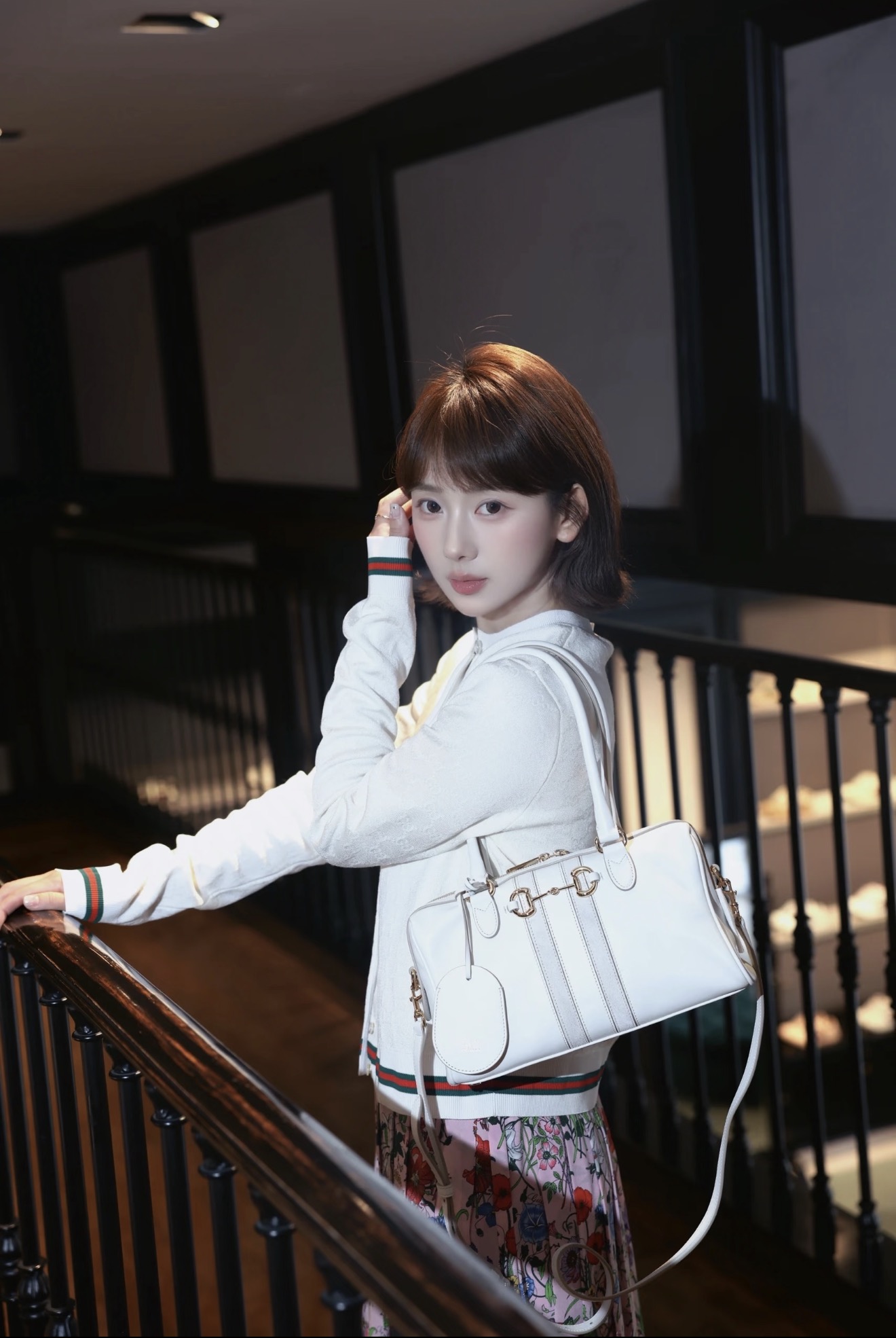 구찌 보르세토 보스턴 백 미디움