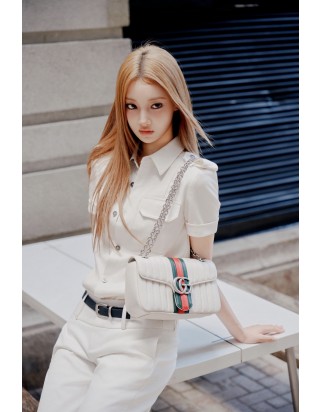 구찌 젯셋 GG 마몽 숄더백 미디움
