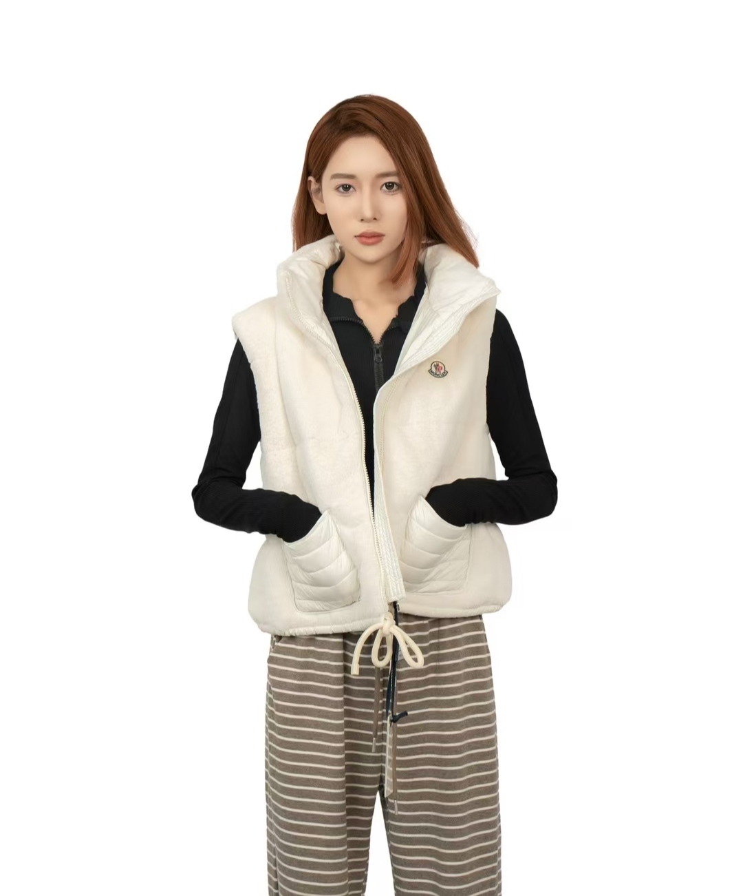 여성 몽클레어 아르케스 민소매 다운 재킷